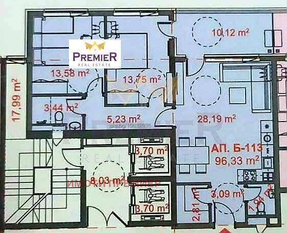 Продава 3-СТАЕН, гр. Бургас, Славейков, снимка 2 - Апартаменти - 52623569