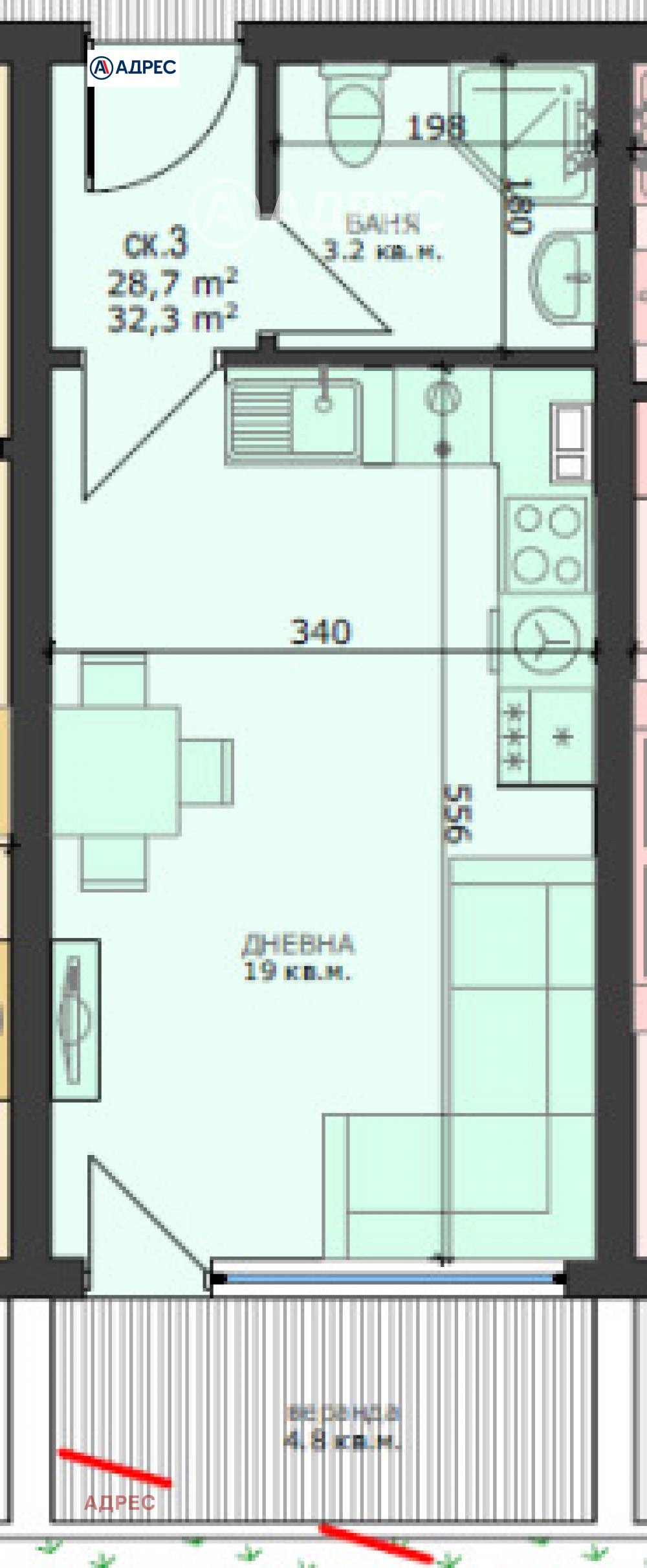 Продава 1-СТАЕН, гр. Варна, Възраждане 4, снимка 4 - Апартаменти - 53901897