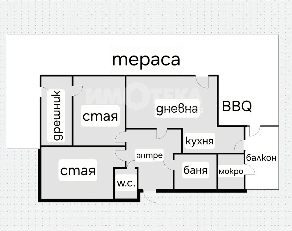 Продава 3-СТАЕН, гр. София, Манастирски ливади, снимка 3 - Апартаменти - 53792232