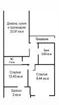 Продава 3-СТАЕН, град София, Зона Б-19 • 205500 € • 93638491 — Holmes.bg