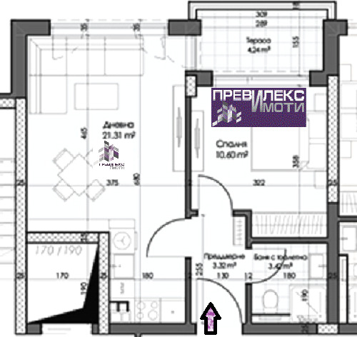 Продава 2-СТАЕН, гр. Пловдив, Беломорски