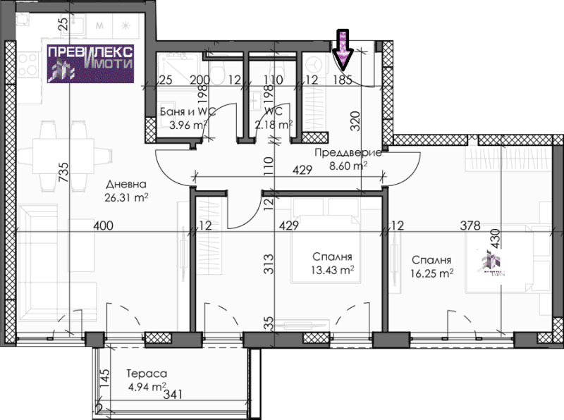 Продава 3-СТАЕН, гр. Пловдив, Каменица 2, снимка 5 - Апартаменти - 52664834