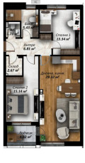 Продава 3-СТАЕН, град Стара Загора, Аязмото • 147000 € / 287507.01 лв. • 61824128 3