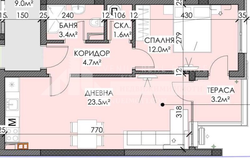 In vendita  1 camera da letto Burgas , Sarafovo , 68 mq | 96412134 - Immagine [2]