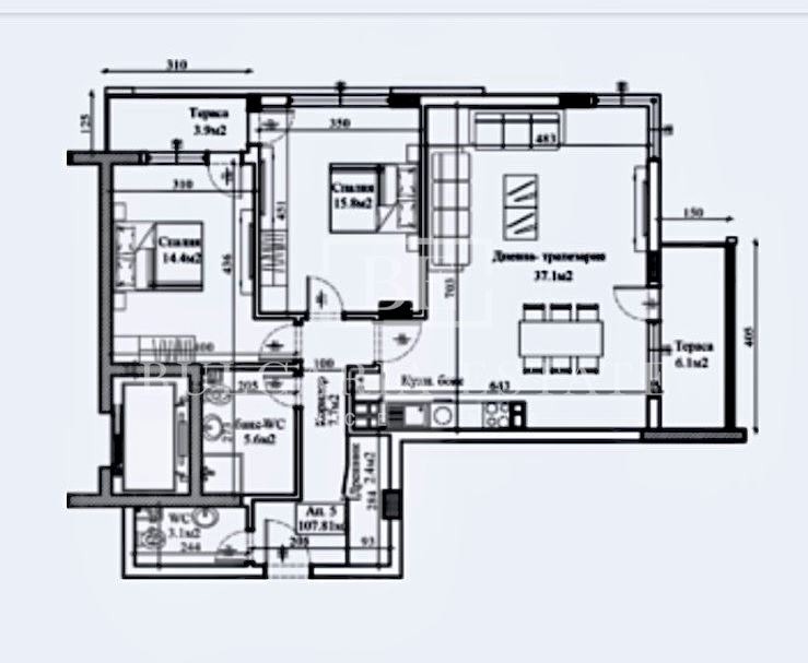 Продава 3-СТАЕН, гр. Варна, Бриз, снимка 14 - Aпартаменти - 48305369