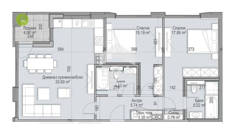 Продава 3-СТАЕН, гр. София, Кръстова вада, снимка 7 - Апартаменти - 53857783