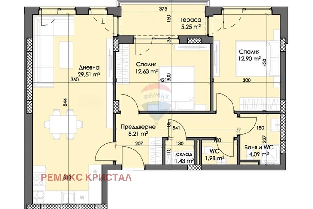 Продава 3-СТАЕН, гр. Пловдив, Тракия, снимка 2 - Апартаменти - 54030840