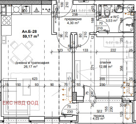 1 Schlafzimmer Trakija, Plowdiw