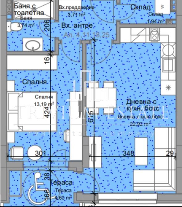 Продава 2-СТАЕН, гр. Пловдив, Остромила, снимка 2 - Апартаменти - 52646482