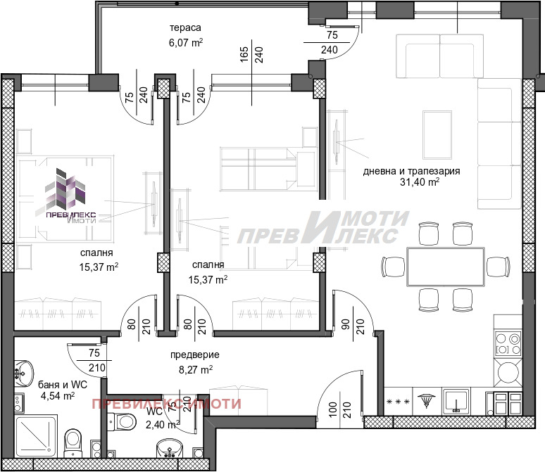 Продава  3-стаен град Пловдив , Център , 119 кв.м | 44503197 - изображение [4]