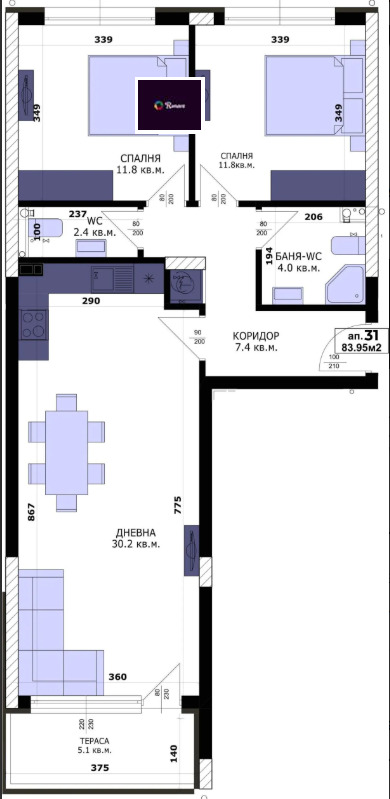 Продава  3-стаен град Варна , Владислав Варненчик 1 , 95 кв.м | 95348907 - изображение [6]