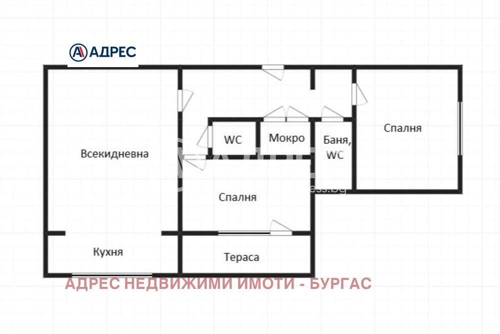 Продава 2-СТАЕН, гр. Бургас, Братя Миладинови, снимка 4 - Апартаменти - 53813301