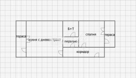 1 dormitorio Zapad 1, Targovishte 9