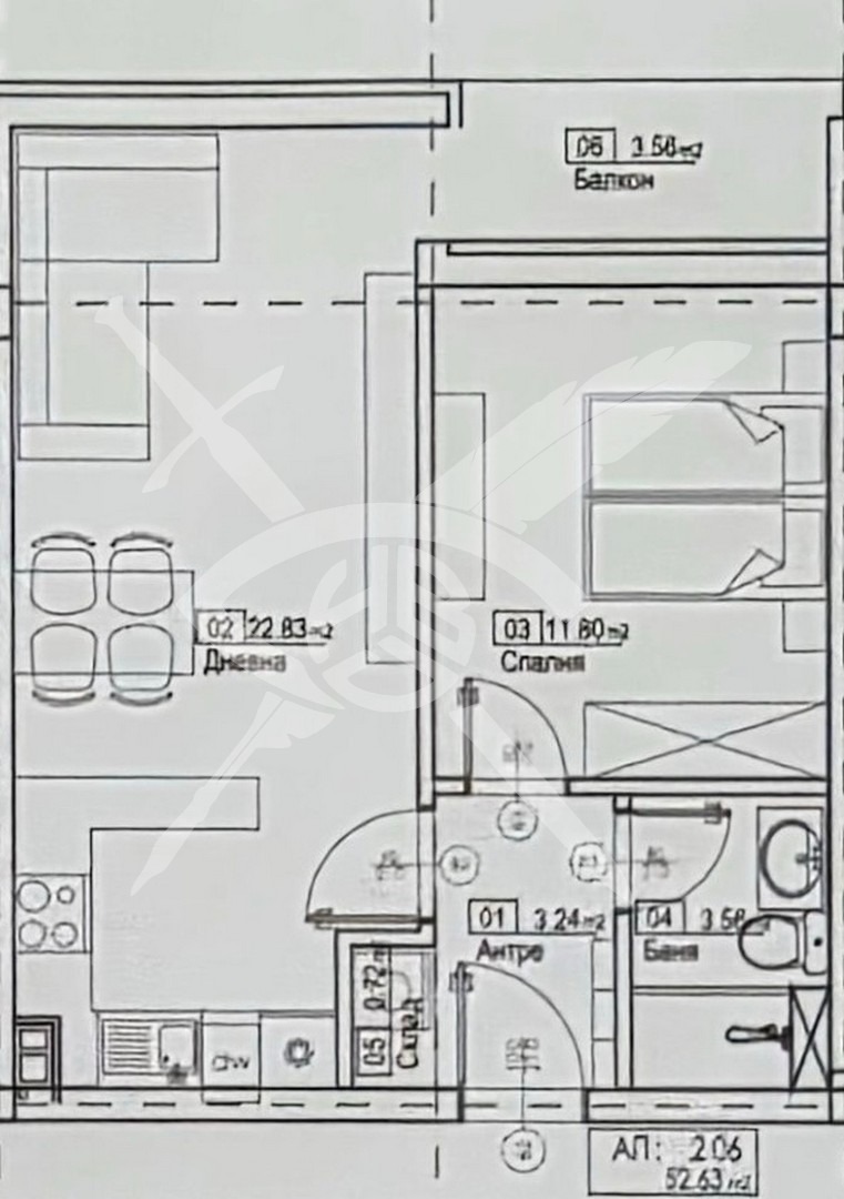 Продава 2-СТАЕН, гр. София, Овча купел, снимка 3 - Апартаменти - 53077672