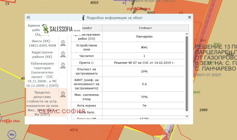 Продава ПАРЦЕЛ, гр. София, с. Герман, снимка 2 - Парцели - 52252961