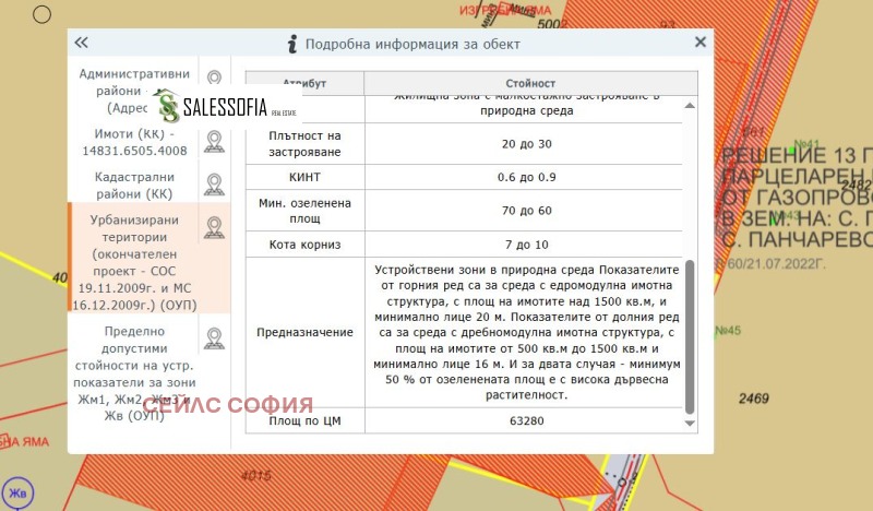 Продава ПАРЦЕЛ, гр. София, с. Герман, снимка 4 - Парцели - 52252961