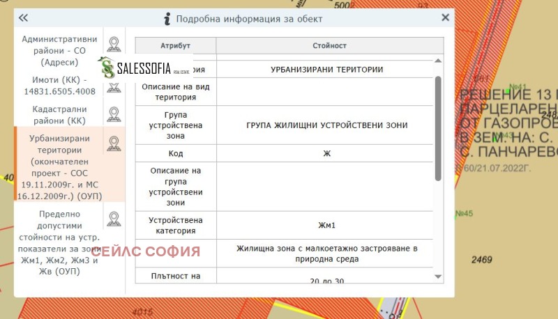 Продава ПАРЦЕЛ, гр. София, с. Герман, снимка 3 - Парцели - 52252961