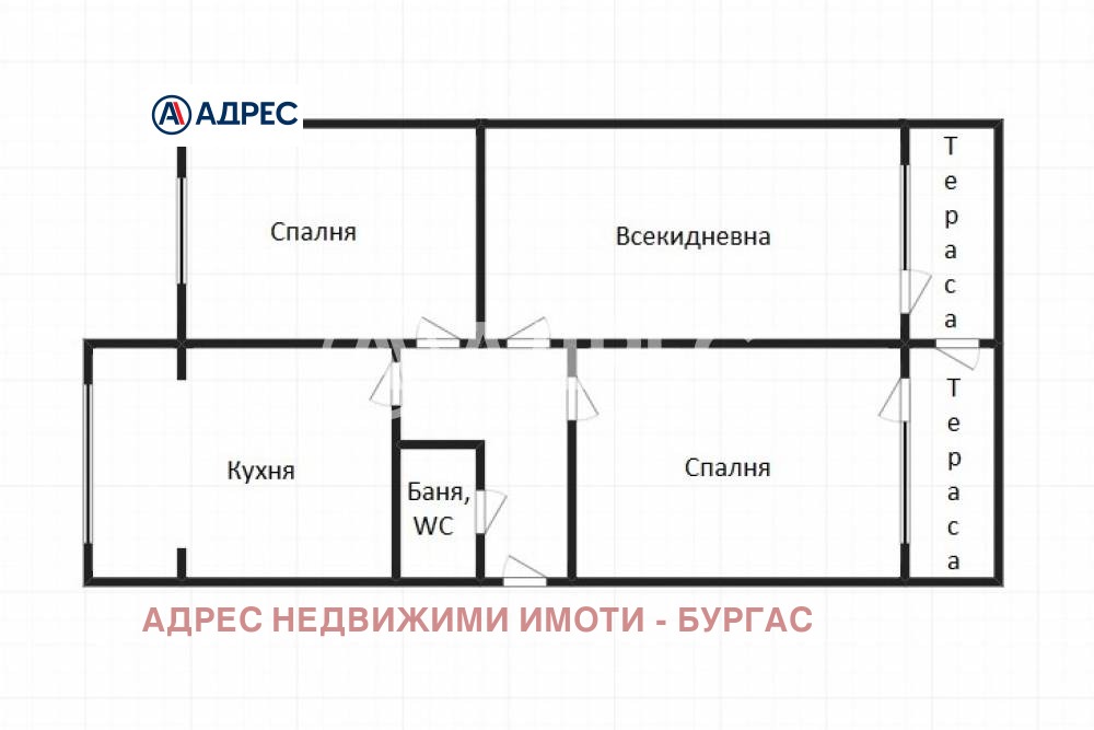 Продава 3-СТАЕН, гр. Бургас, Изгрев, снимка 6 - Апартаменти - 54841722