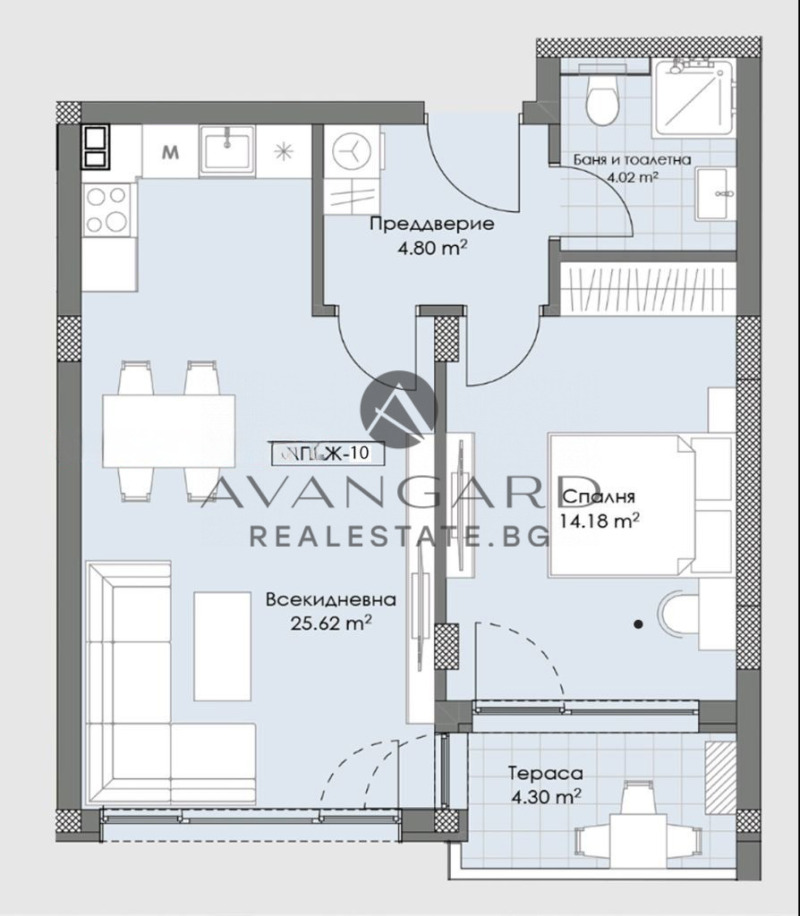 Продава  2-стаен град Пловдив , Христо Смирненски , 71 кв.м | 55705071