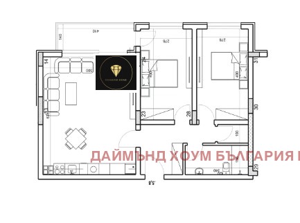 Продава 3-СТАЕН, гр. Пловдив, Младежки Хълм, снимка 2 - Aпартаменти - 47417849