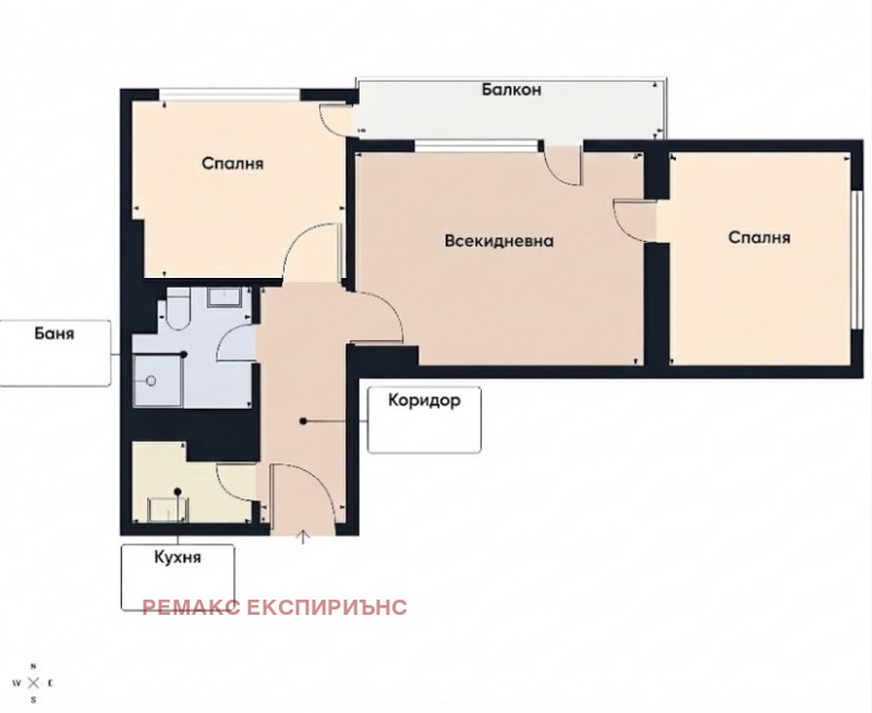 Продава 3-СТАЕН, гр. Пловдив, Захарна фабрика, снимка 11 - Апартаменти - 52811135