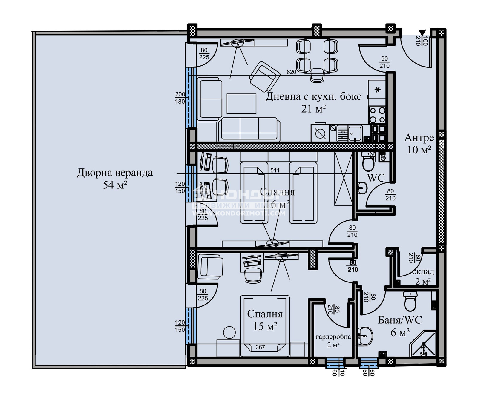 Продава 3-СТАЕН, гр. Пловдив, Кючук Париж, снимка 2 - Апартаменти - 44543804