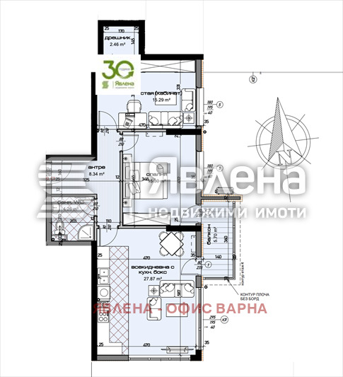 Продава 3-СТАЕН, гр. Варна, Младост 2, снимка 2 - Aпартаменти - 49578871