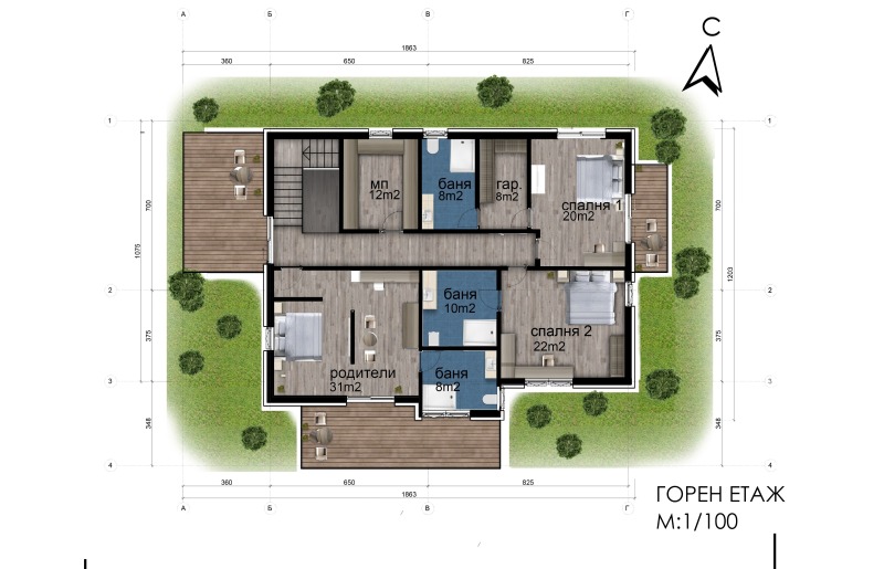 Продава КЪЩА, гр. София, с. Панчарево, снимка 8 - Къщи - 52389103
