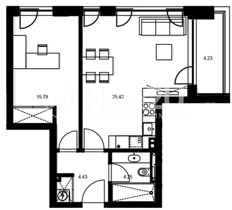 For Sale  1 bedroom Varna , Levski 1 , 74 sq.m | 42459723 - image [4]