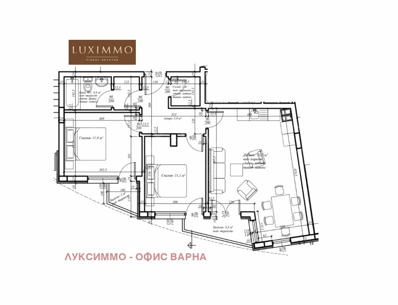 For Sale  2 bedroom Varna , Tsentar , 91 sq.m | 28715274 - image [2]