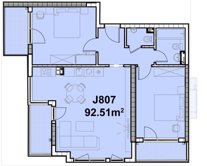 À venda  2 quartos Sofia , Poligona , 109 m² | 51191954 - imagem [2]