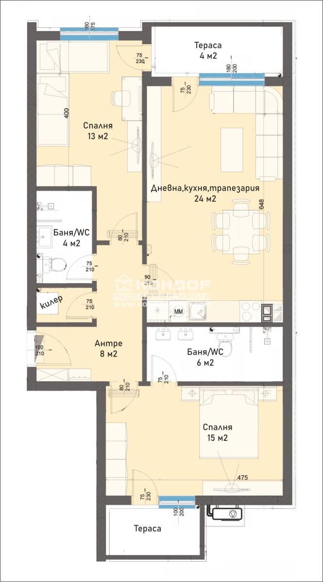 Продава 3-СТАЕН, гр. Пловдив, Кършияка, снимка 9 - Апартаменти - 55850639