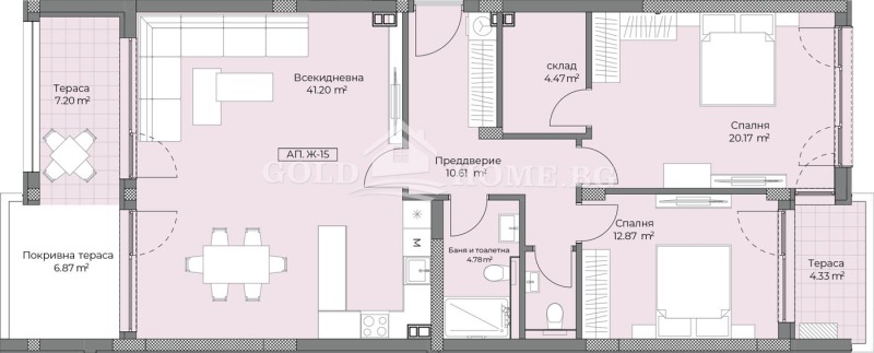 Продава 2-СТАЕН, гр. Пловдив, Остромила, снимка 15 - Апартаменти - 53174139