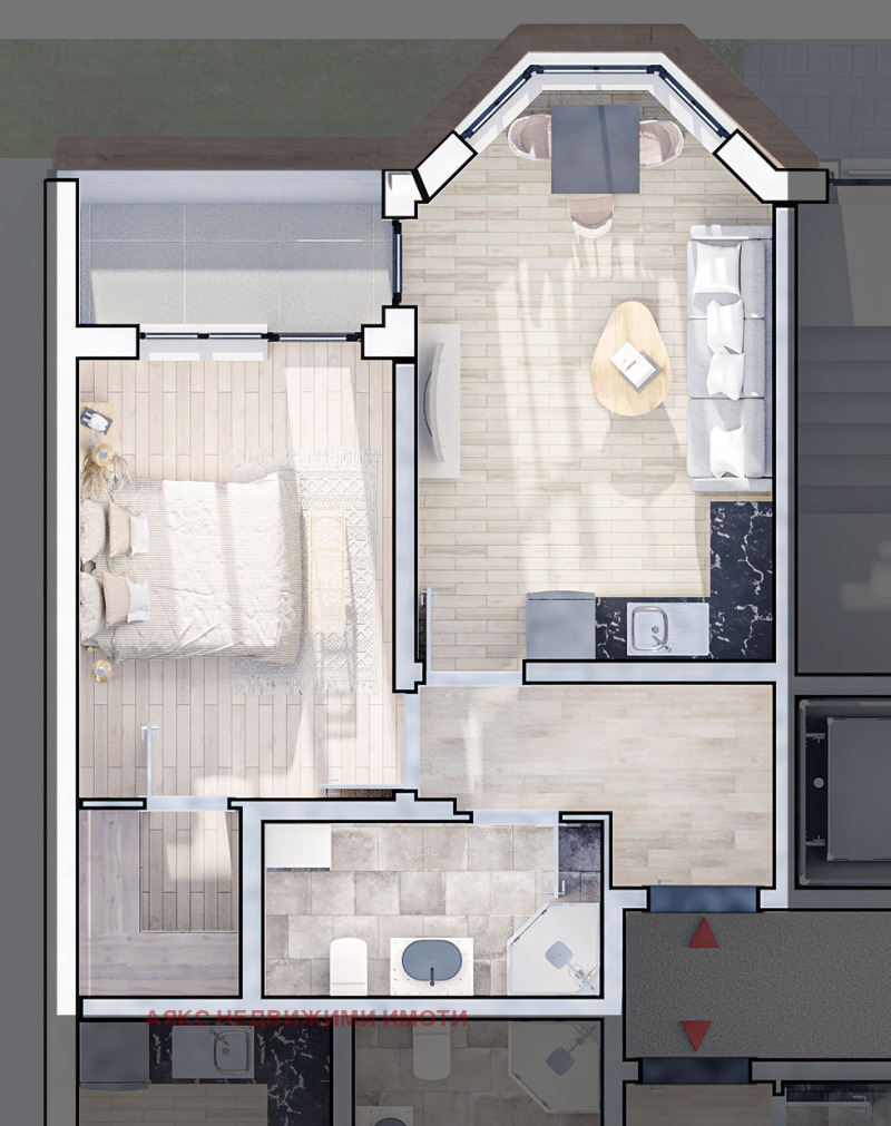 Te koop  1 slaapkamer Sofia , Ljulin 10 , 72 m² | 13287079 - afbeelding [2]