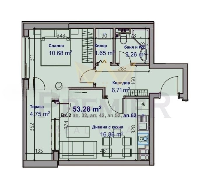 Продава 2-СТАЕН, гр. Варна, Младост 1, снимка 6 - Апартаменти - 52871650