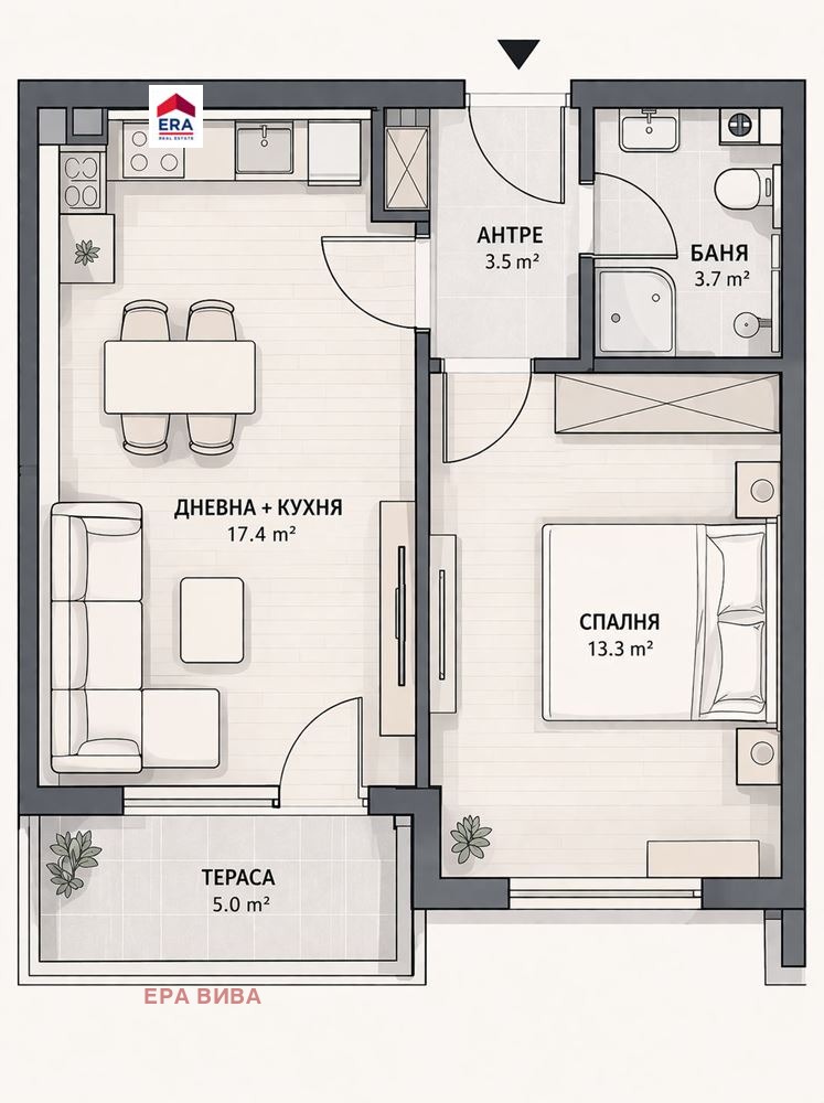Продава 2-СТАЕН, гр. София, Левски Г, снимка 3 - Апартаменти - 54292044