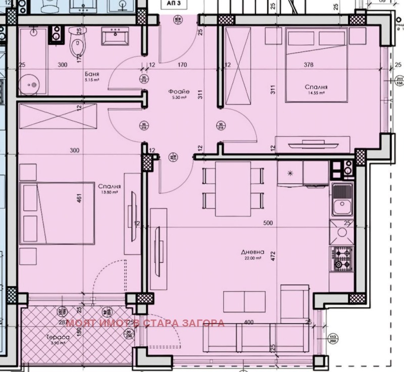 Продава  3-стаен град Стара Загора , Железник - център , 84 кв.м | 94581173 - изображение [2]