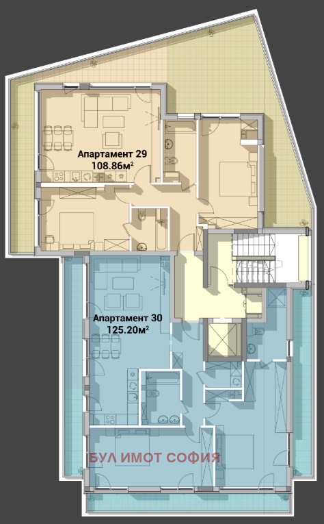 Zu verkaufen  2 Schlafzimmer Sofia , Poligona , 181 qm | 27564314 - Bild [3]