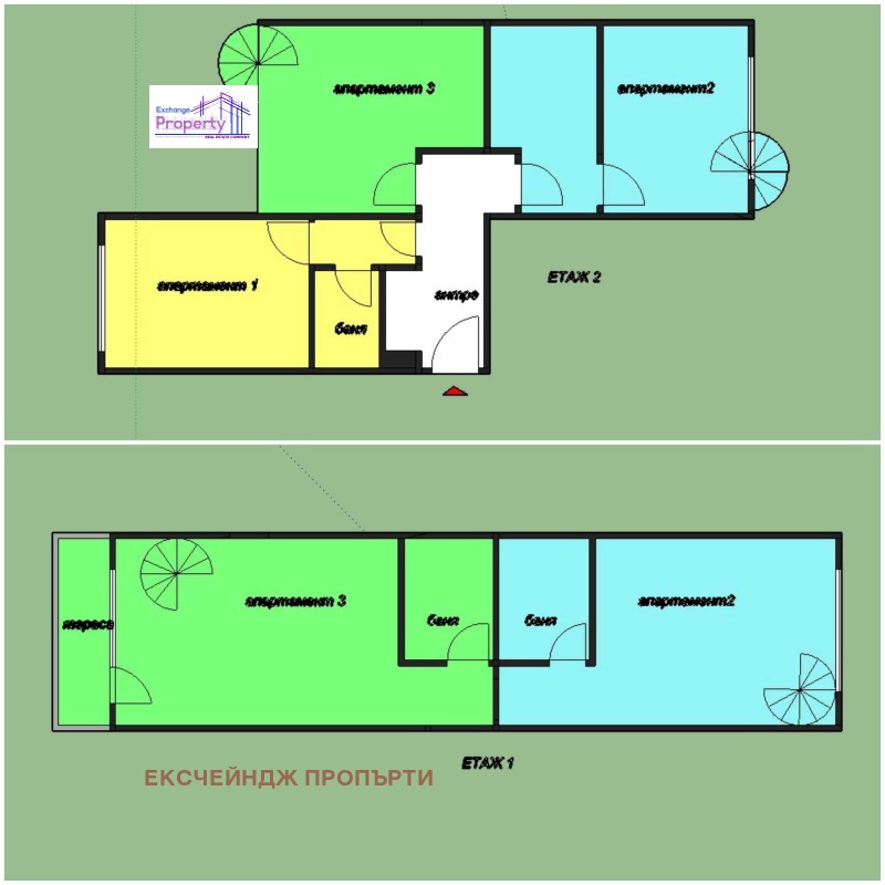 Satılık  İki Katlı Daire Sofia , Centar , 127 metrekare | 45423243 - görüntü [2]