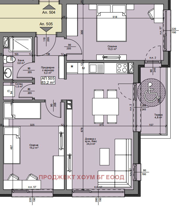 Продава 3-СТАЕН, гр. Поморие, област Бургас, снимка 2 - Апартаменти - 52522522