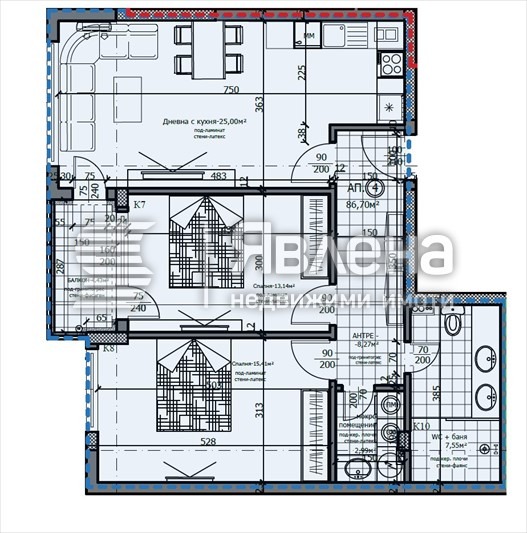 Продава 3-СТАЕН, гр. Благоевград, Освобождение, снимка 2 - Aпартаменти - 48222277