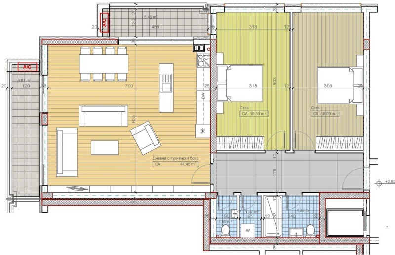 En venta  2 dormitorios Sofia , Boyana , 154 metros cuadrados | 45262380 - imagen [2]