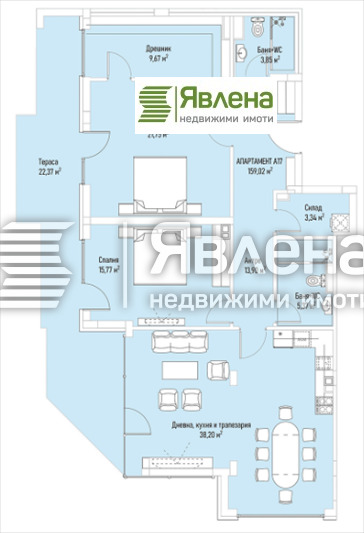 Продава 3-СТАЕН, гр. София, Лозенец, снимка 9 - Aпартаменти - 49536986