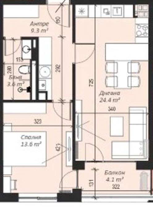 Til salg  1 soveværelse Sofia , Krastova vada , 76 kvm | 23461900 - billede [5]