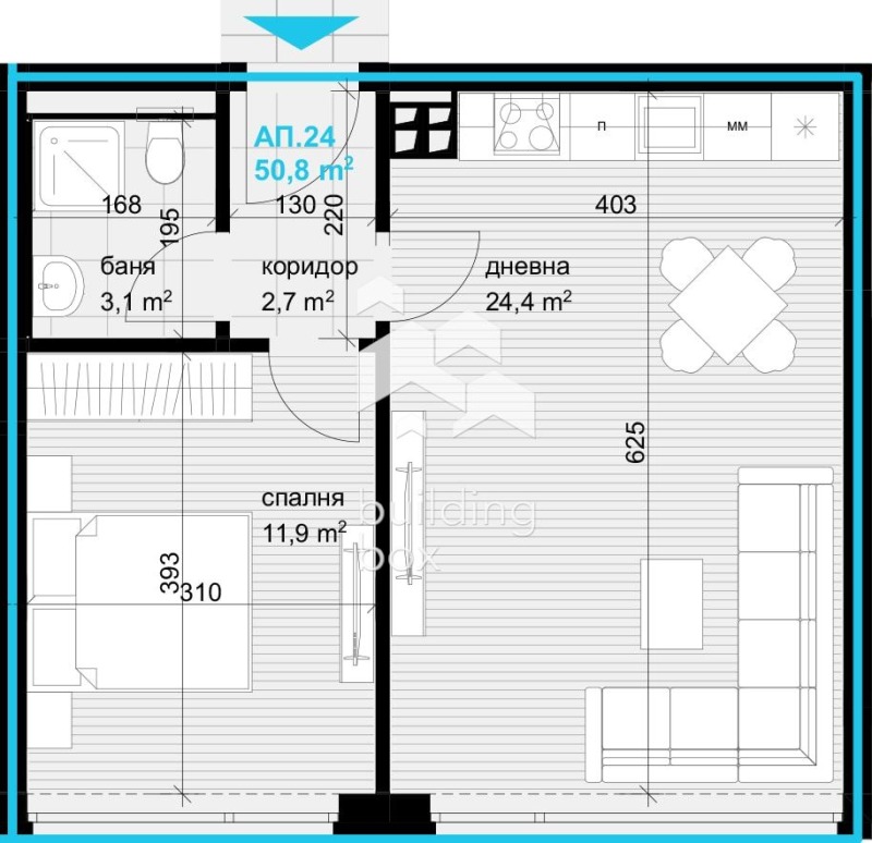 À venda  1 quarto Varna , Asparuhovo , 59 m² | 66264915 - imagem [3]