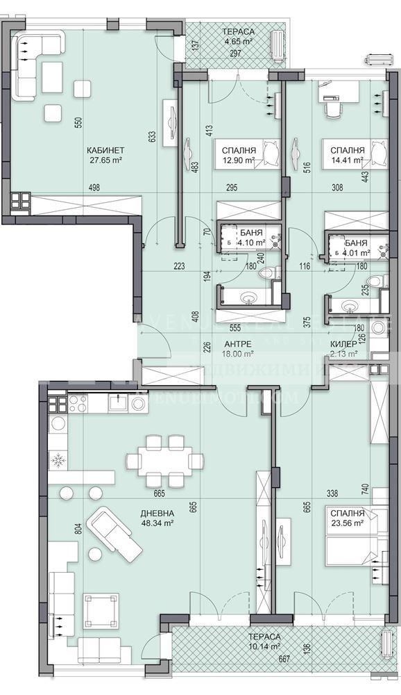 Satılık  1 yatak odası Plovdiv , Gagarin , 71 metrekare | 86910567 - görüntü [4]