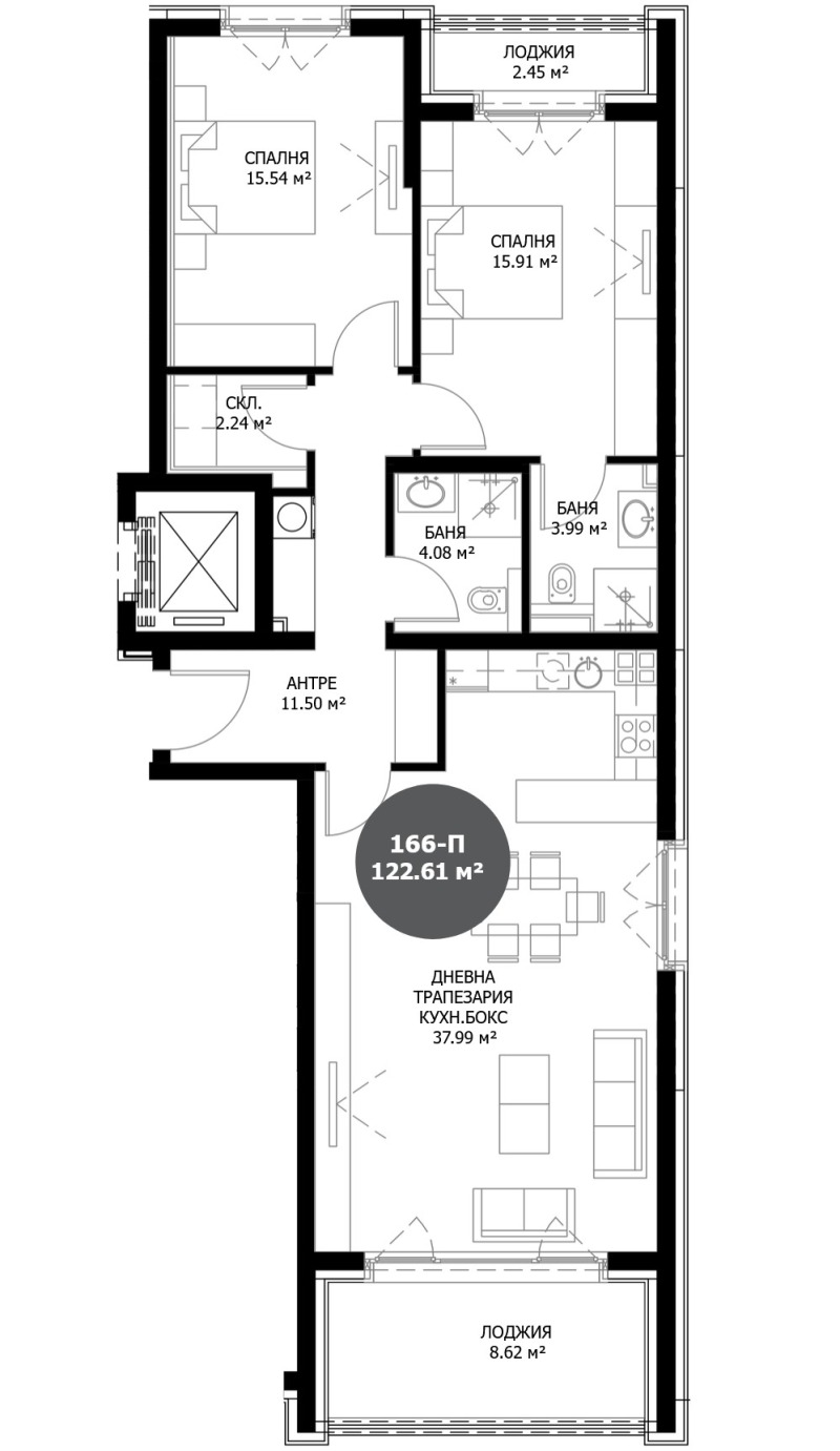 Продава 3-СТАЕН, гр. София, Витоша, снимка 12 - Апартаменти - 53110594