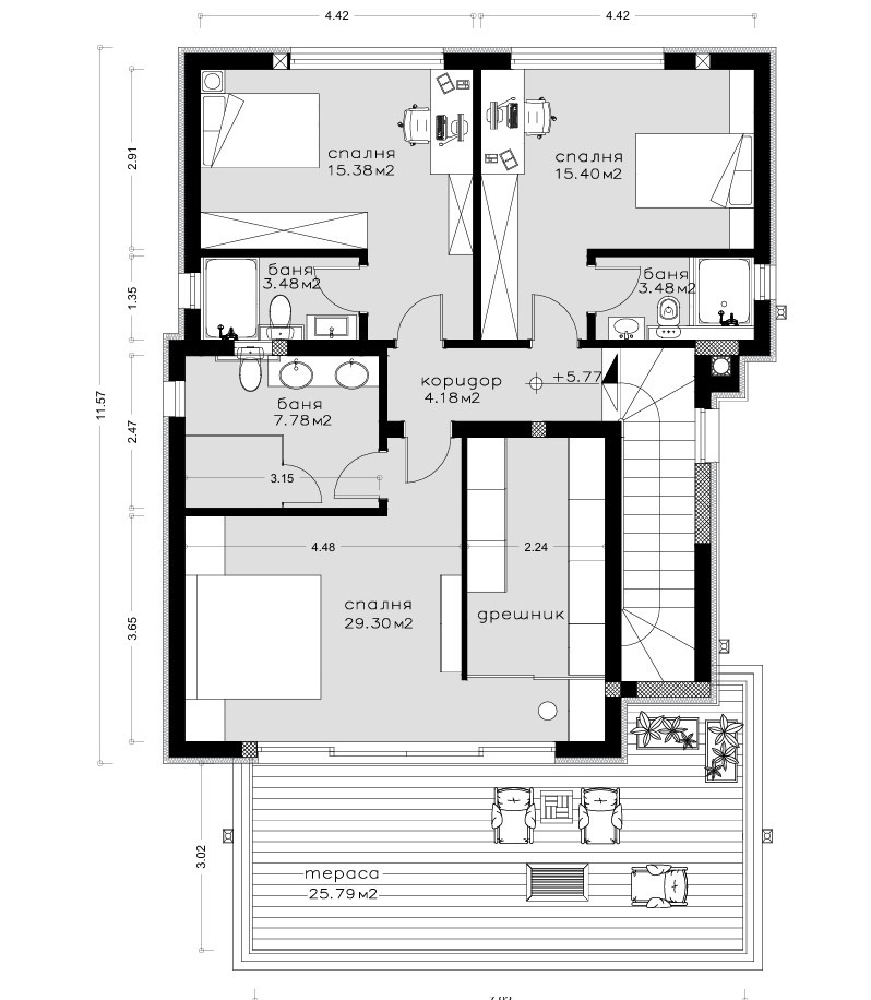 Продава КЪЩА, гр. Варна, м-т Долна Трака, снимка 14 - Къщи - 54188800