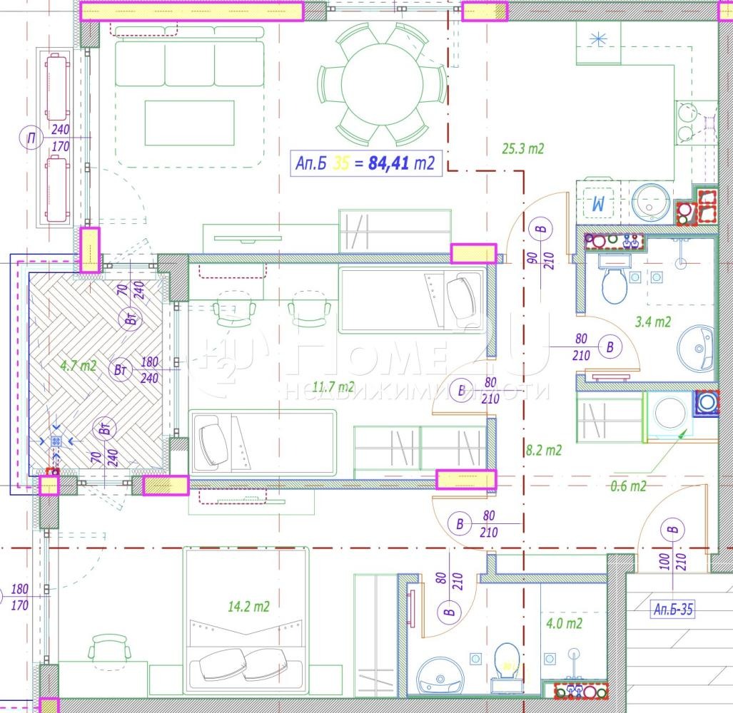 Продава 3-СТАЕН, гр. София, Малинова долина, снимка 12 - Апартаменти - 55643373