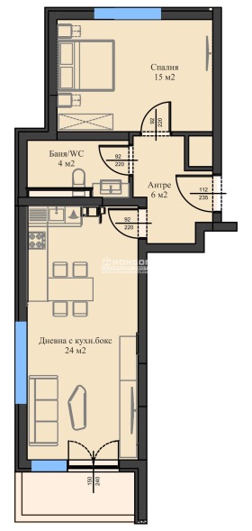 2-стаен град Пловдив, Въстанически 4